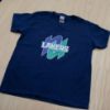 Navy Youth tee with the NU Lakers Logo on the front